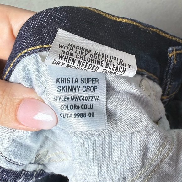 Hudson Women’s Krista Super Skinny Cropped Jean size 27 - Picture 14 of 14